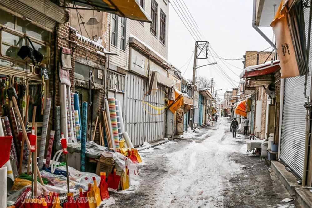 محوطه بیرونی بازار اهر | علاءالدین تراول