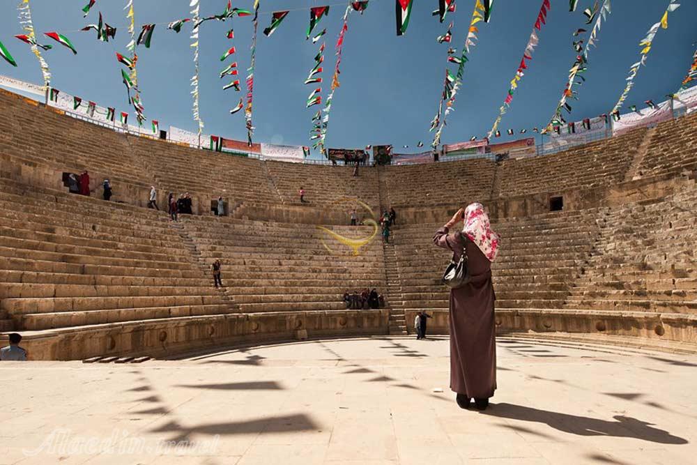 آمفی تئاتر رومی امان - اردن | علاءالدین تراول