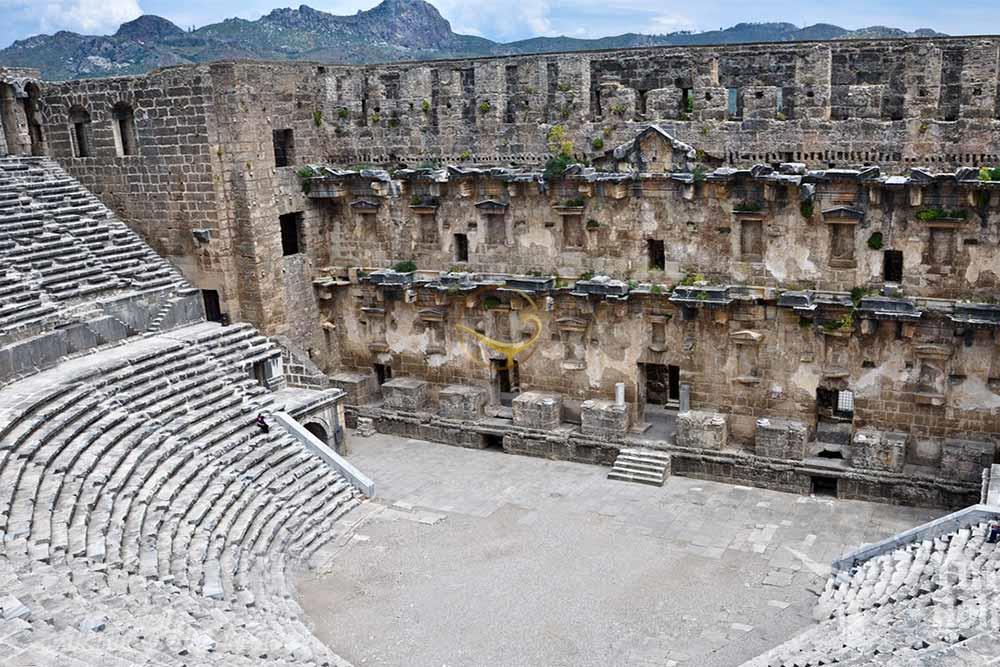 شهر باستانی آسپندوس در آنتالیا - ترکیه | علاءالدین تراول