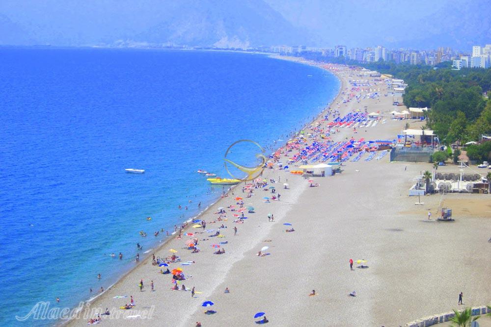 ساحل کنیالتی در آنتالیا - ترکیه | علاءالدین تراول