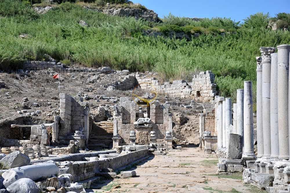 شهر باستانی پرگه در آنتالیا - ترکیه | علاءالدین تراول