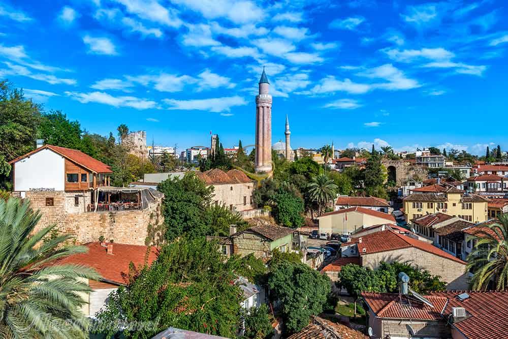 مسجد مناره یولی در آنتالیا - ترکیه | علاءالدین تراول