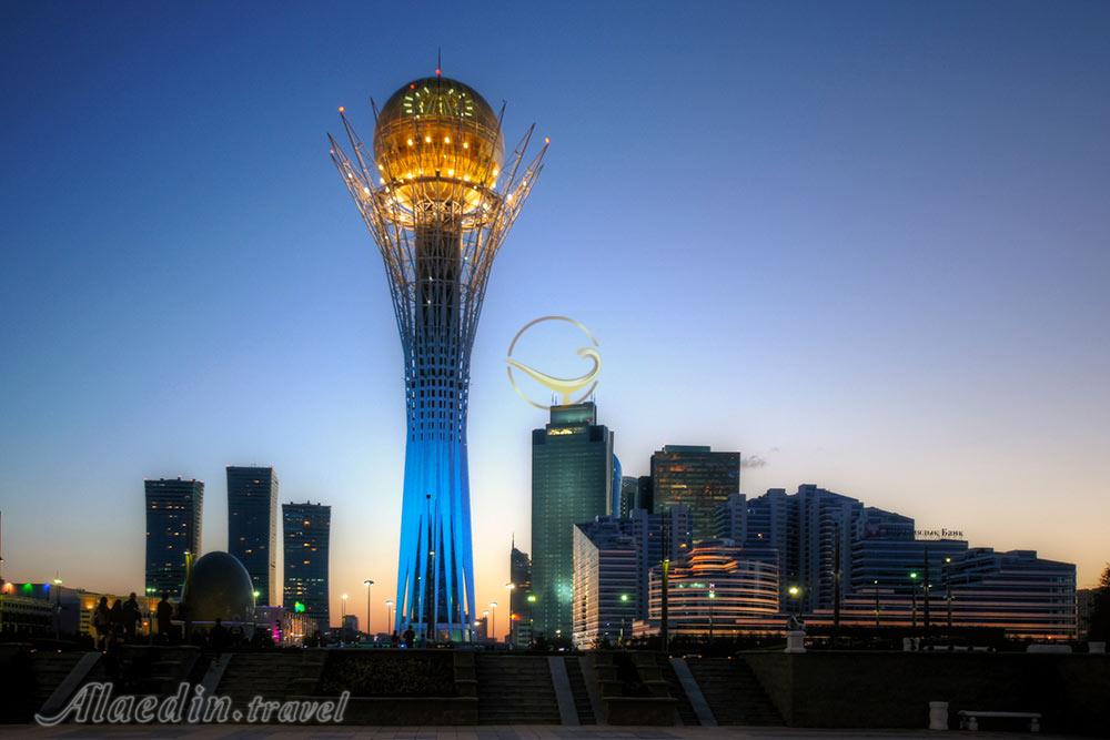 برج بایترک آستانه در قزاقستان | علاءالدین تراول