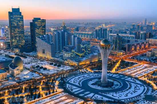 برج بایترک آستانه در قزاقستان