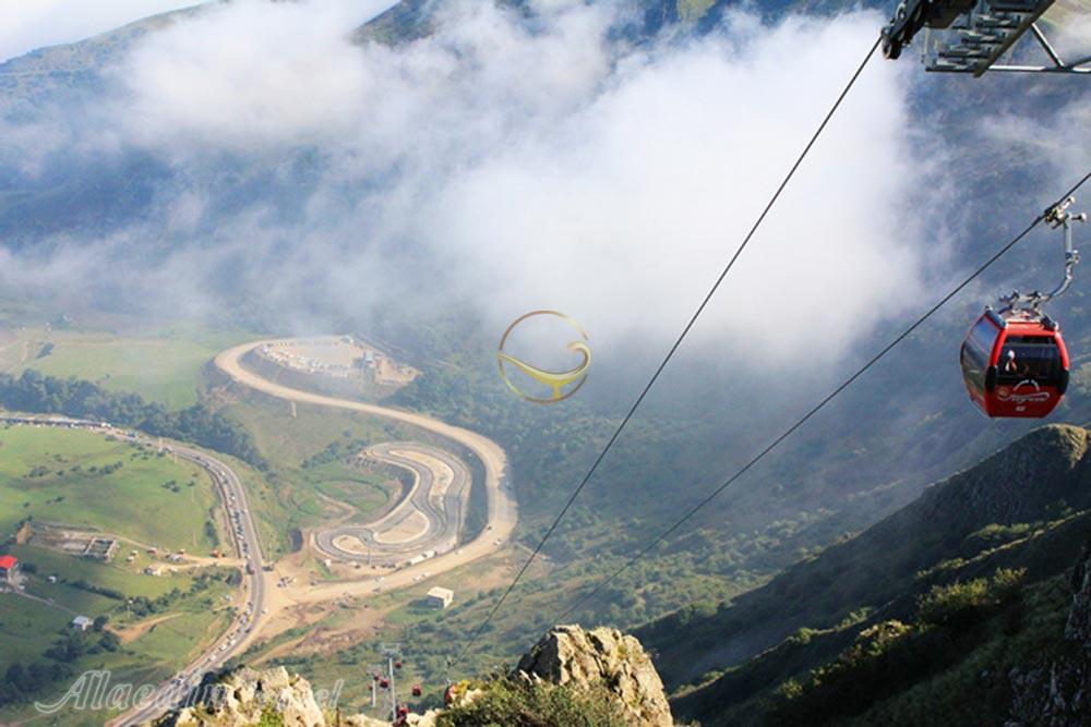 تله کابین گردنه حیران در آستارا | علاءالدین تراول