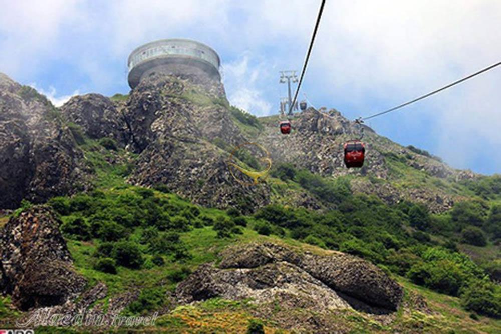 تله کابین گردنه حیران در آستارا | علاءالدین تراول