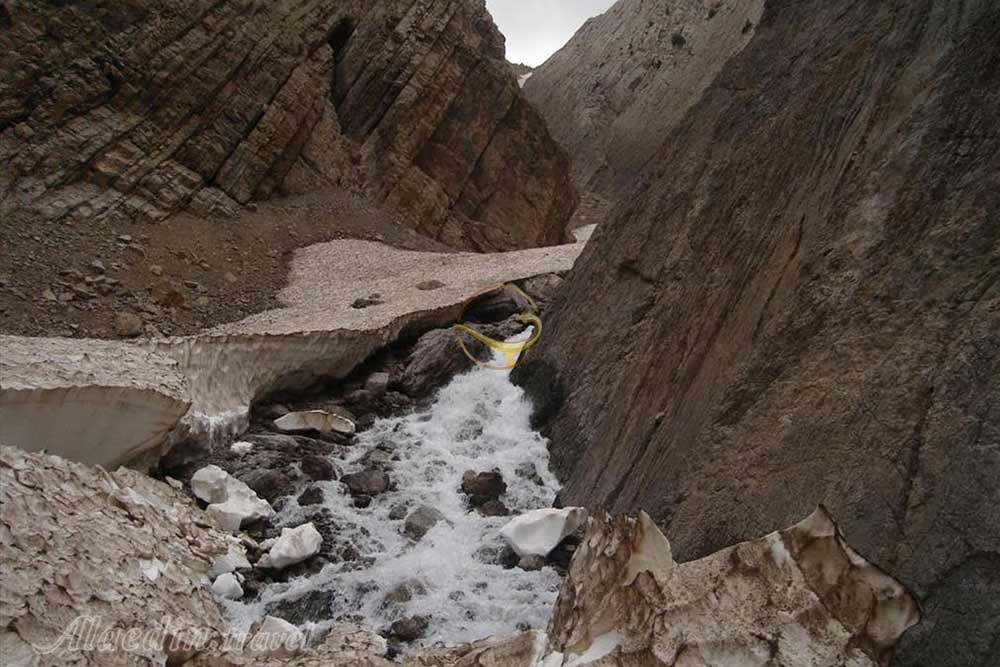 تونل برفی در ازنا | علاءالدین تراول