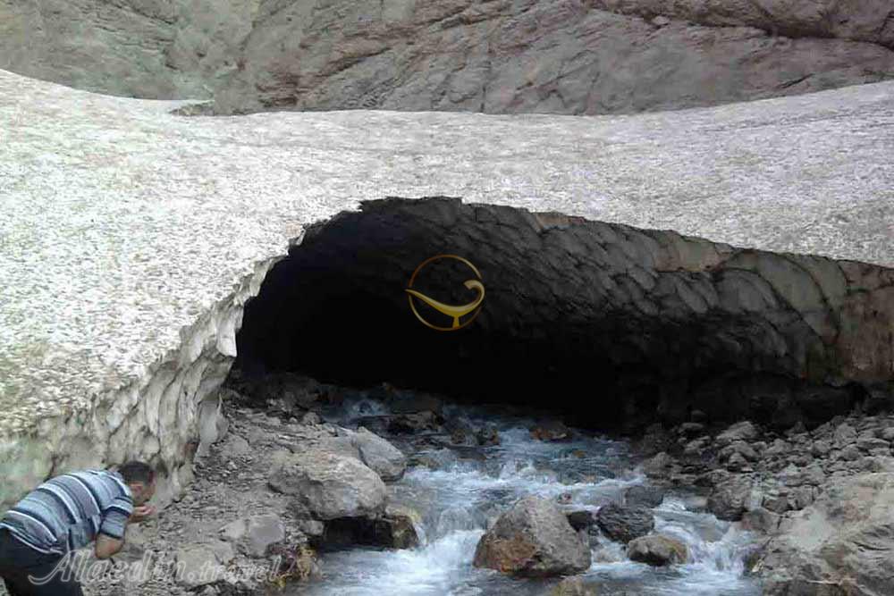 تونل برفی در ازنا | علاءالدین تراول