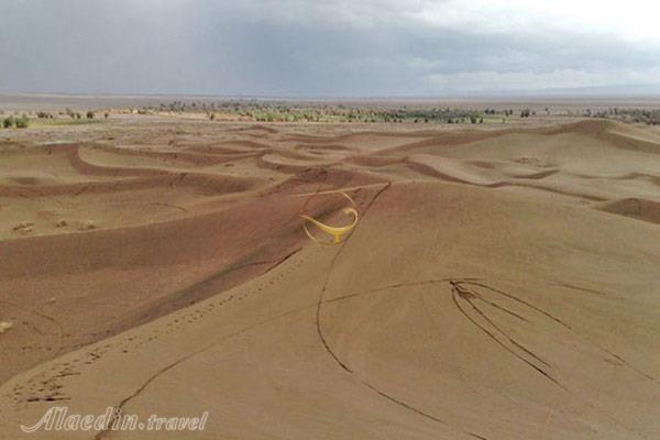 ریگزار شن های روان صادق آباد بافق