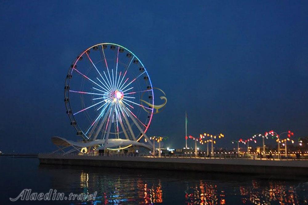 چرخ و فلک چشم باکو - جمهوری آذربایجان | علاءالدین تراول