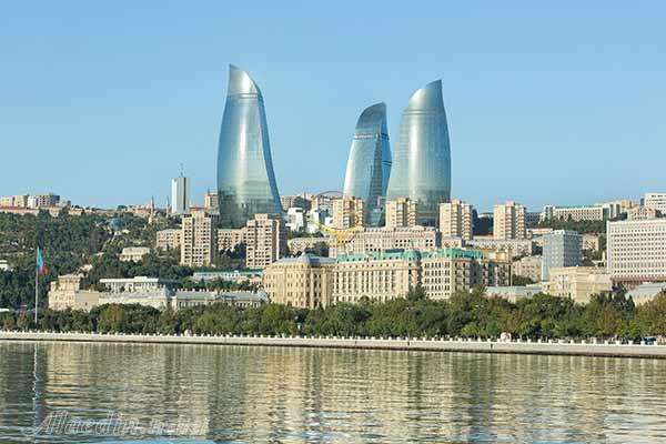 برج های شعله باکو - جمهوری آذربایجان