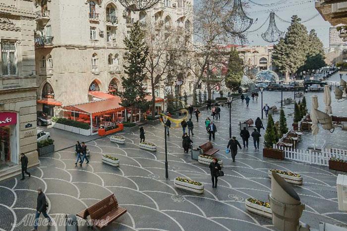 میدان فانتن باکو - جمهوری آذربایجان