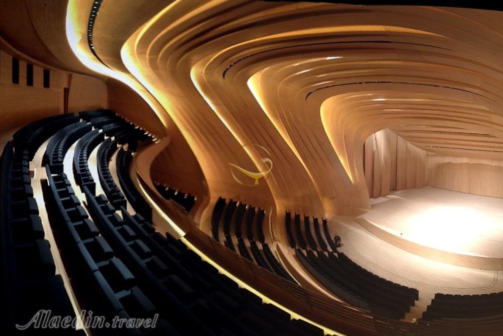 مرکز فرهنگی حیدر علی اف باکو - جمهوری آذربایجان | علاءالدین تراول