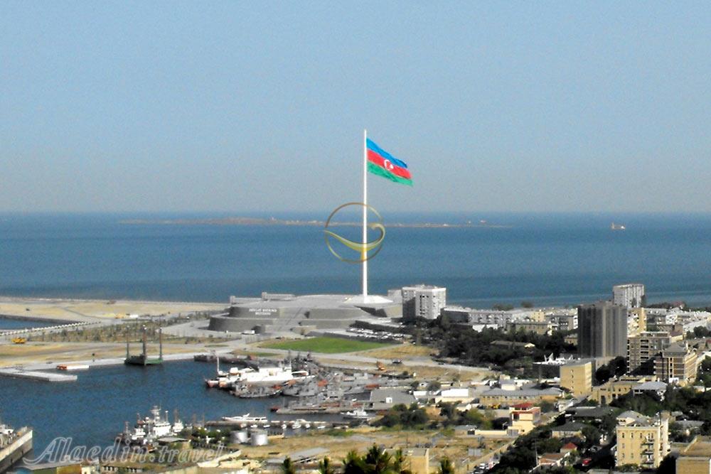 میدان پرچم باکو - جمهوری آذربایجان | علاءالدین تراول