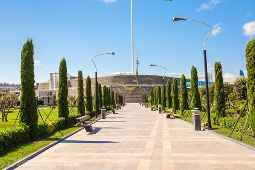 میدان پرچم باکو - جمهوری آذربایجان | علاءالدین تراول