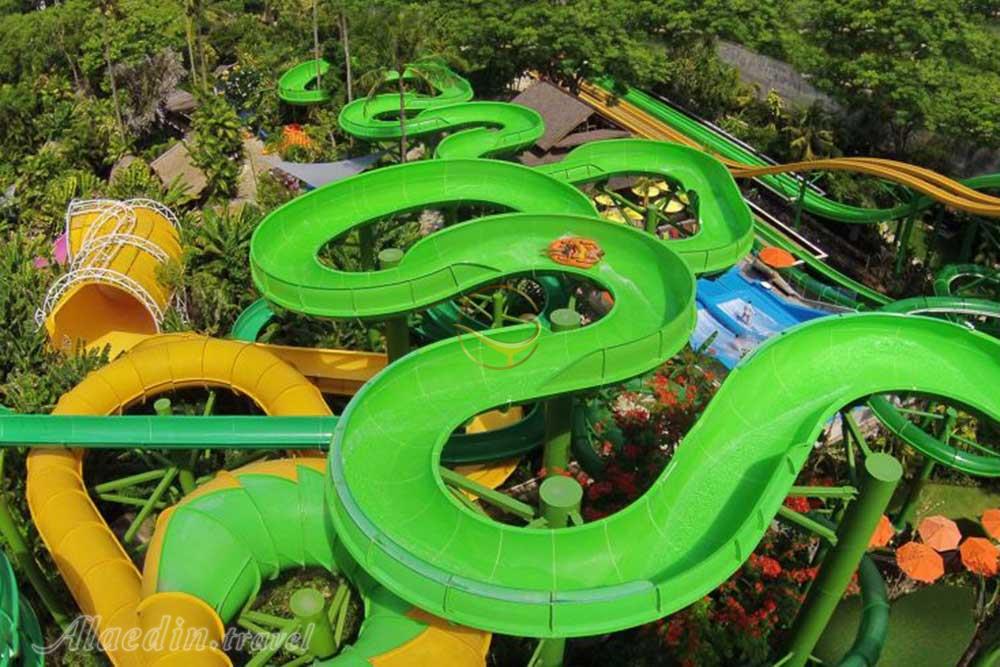 پارک آبی واتربوم در بالی - اندونزی | علاءالدین تراول