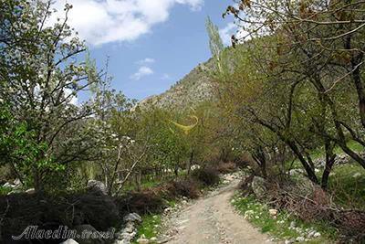 روستای مرغک در بم