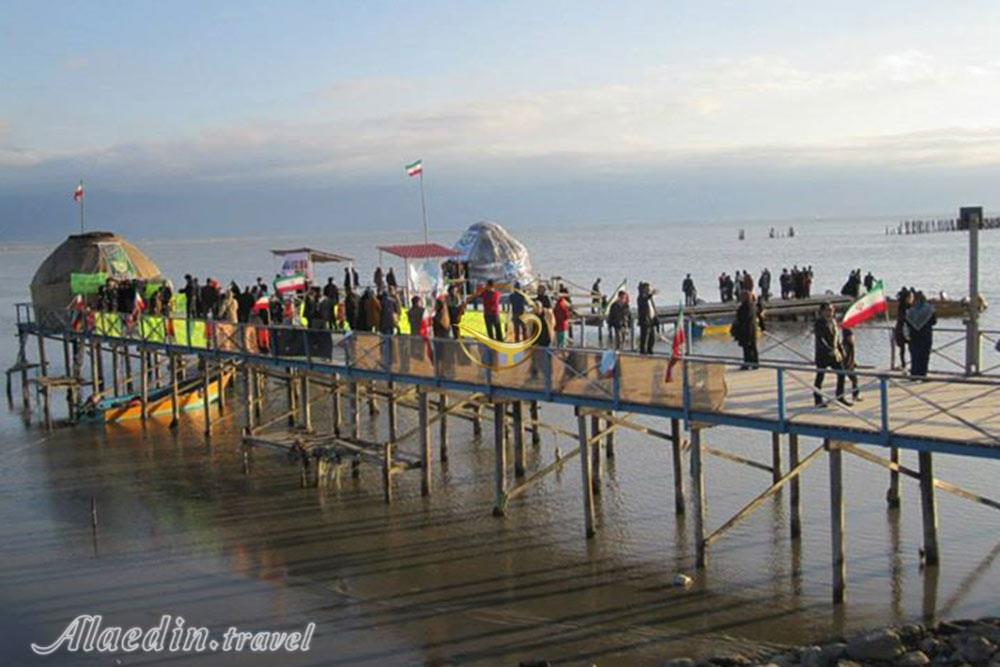 اسکله بندرترکمن | علاءالدین تراول