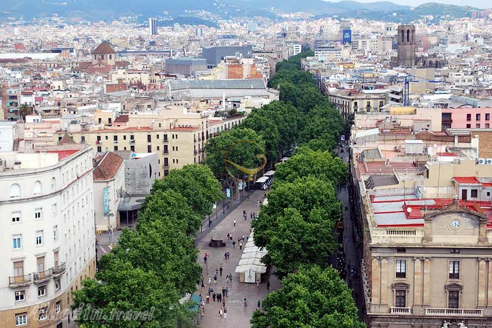 خیابان لارامبلا بارسلونا - اسپانیا | علاءالدین تراول