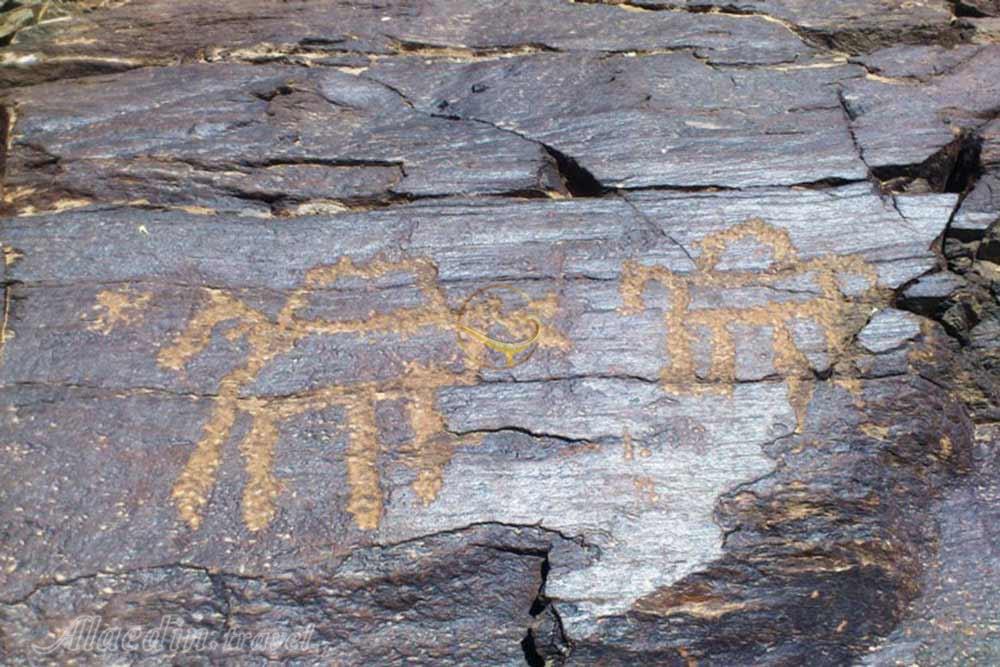 سنگ نگاره های لاخ مزار بیرجند | علاءالدین تراول