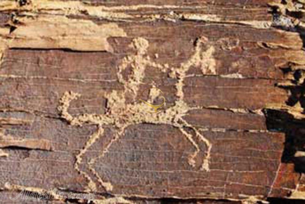 سنگ نگاره های لاخ مزار بیرجند | علاءالدین تراول