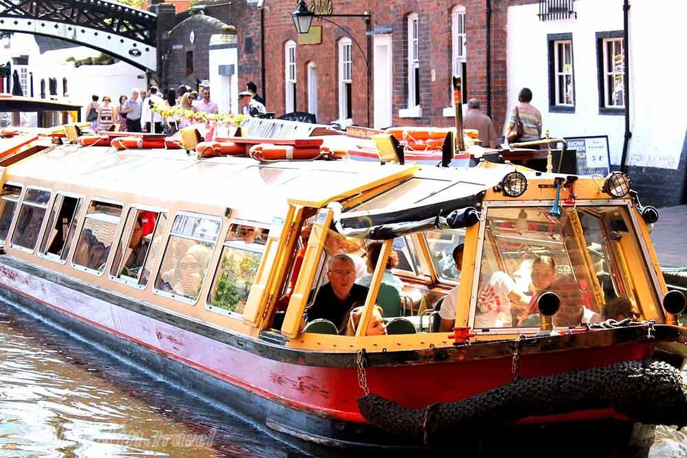 قایق سواری در کانال های آب بیرمنگام - انگلستان | علاءالدین تراول