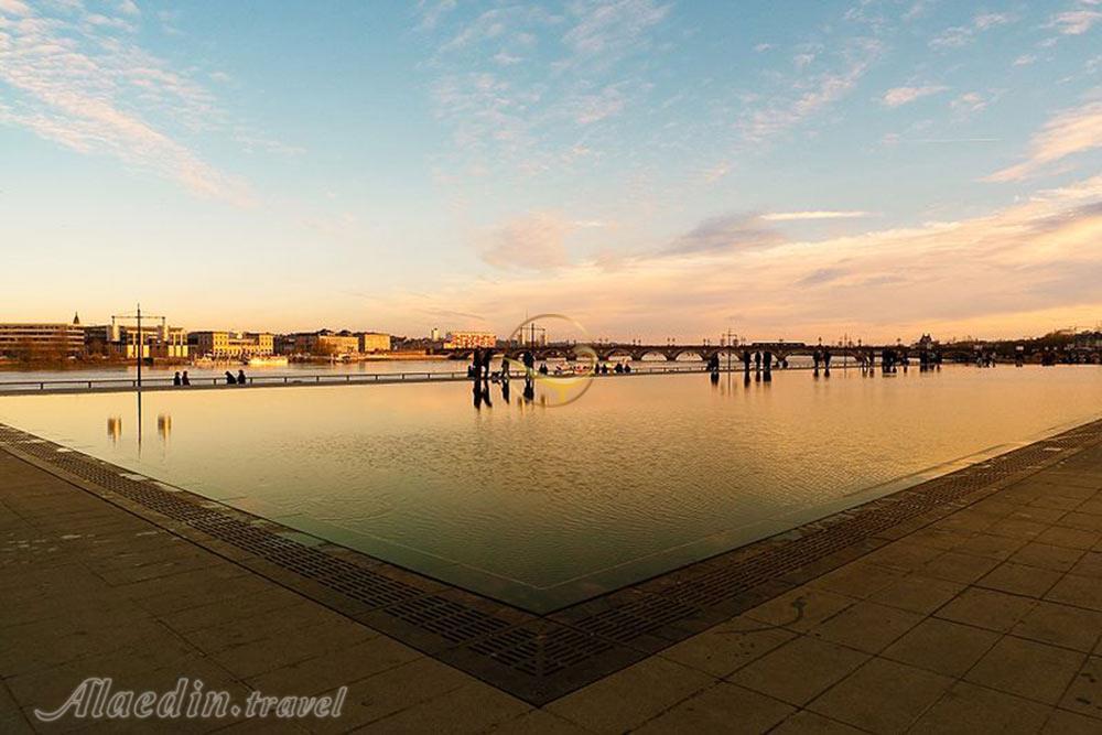 آینه آب بوردو - فرانسه | علاءالدین تراول