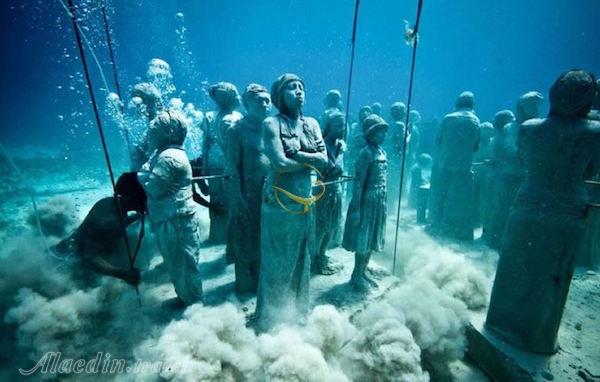 موزه زیرآبی در کانکون - مکزیک | علاءالدین تراول