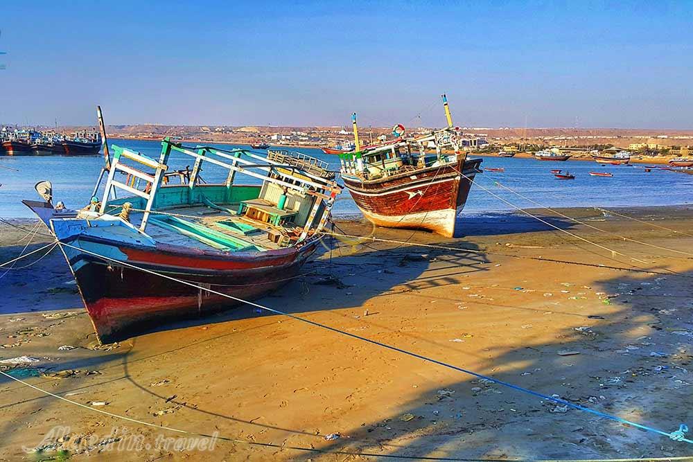 تفریحگاه ساحلی دریا کوچک چابهار (اسکله فروش ماهی) | علاءالدین تراول