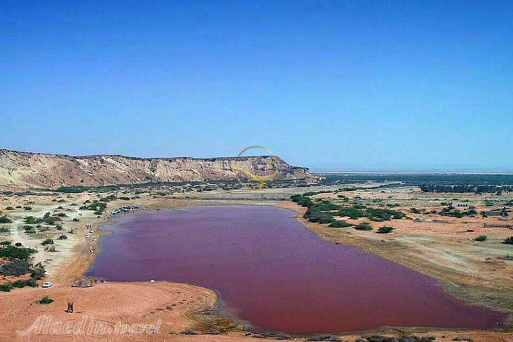 تالاب لیپار (تالاب صورتی) چابهار | علاءالدین تراول