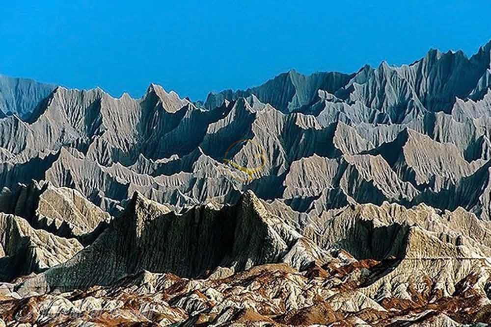 کوه های مریخی یا مینیاتوری در چابهار | علاءالدین تراول