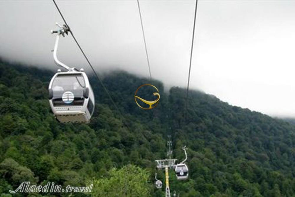 تله کابین نمک آبرود در چالوس | علاءالدین تراول