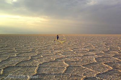 دریاچه نمک حاج علیقلی دامغان | علاءالدین تراول