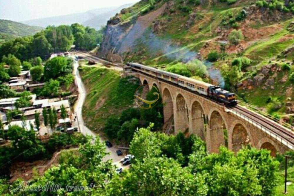 پل راه آهن بیشه پوران دورود | علاءالدین تراول