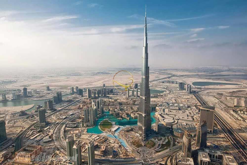 برج خلیفه دبی در امارات متحده عربی | علاءالدین تراول