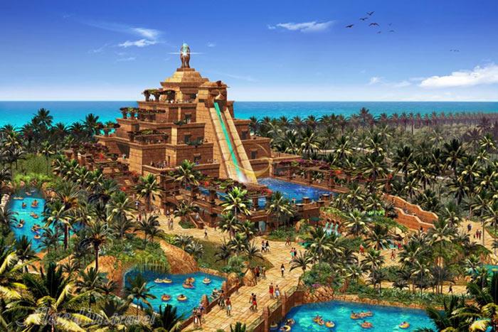 پارک آبی آتلانتیس در دبی - امارات متحده عربی