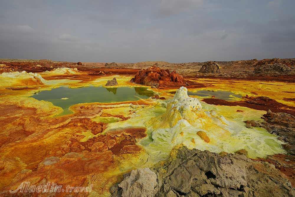 آتشفشان دالول در ارتا آله رنگ اتیوپی | علاءالدین تراول
