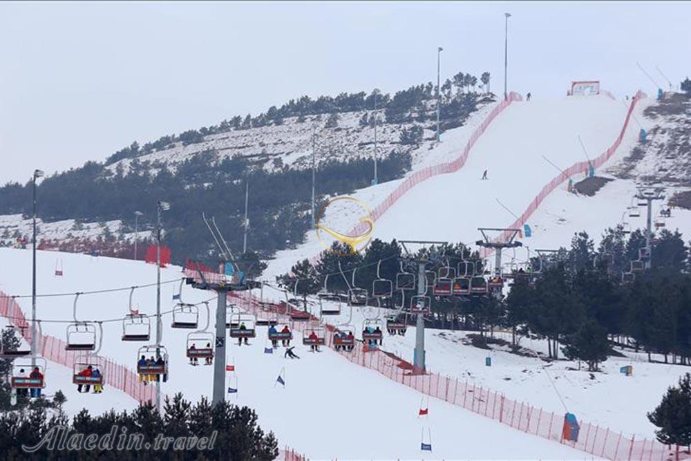 پیست اسکی پالان دوکن شهر ارزرم - ترکیه | علاءالدین تراول
