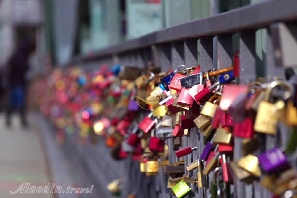 پل عشاق (ایزنر اشتیگ) فرانکفورت - آلمان | علاءالدین تراول