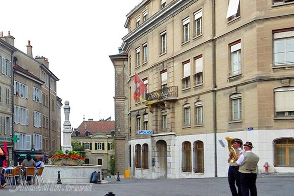 میدان بورگ دو فور ژنو سوئیس | علاءالدین تراول