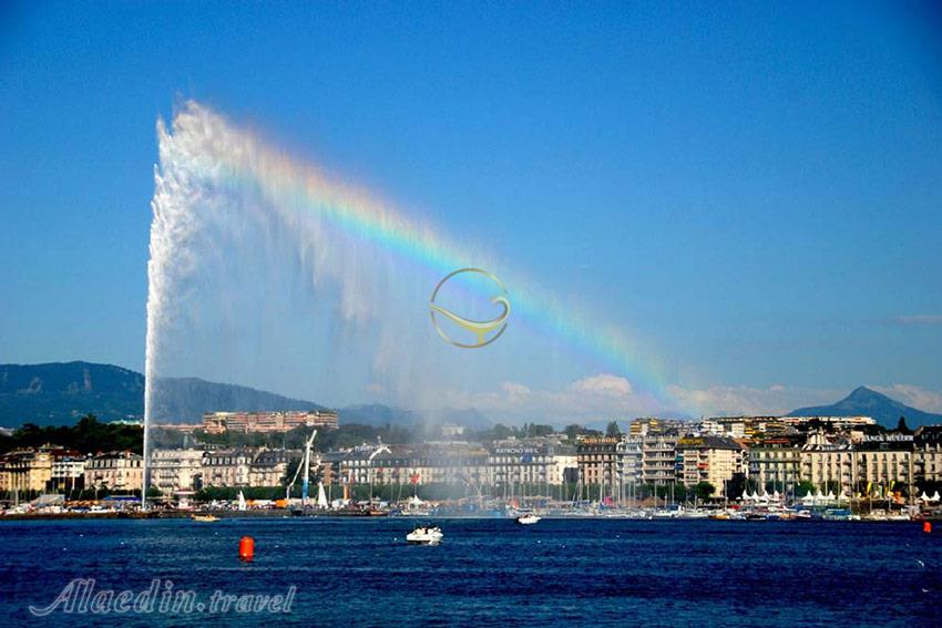 فواره آبی ژنو - سوئیس	 | علاءالدین تراول