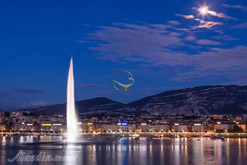 فواره آبی ژنو - سوئیس	 | علاءالدین تراول