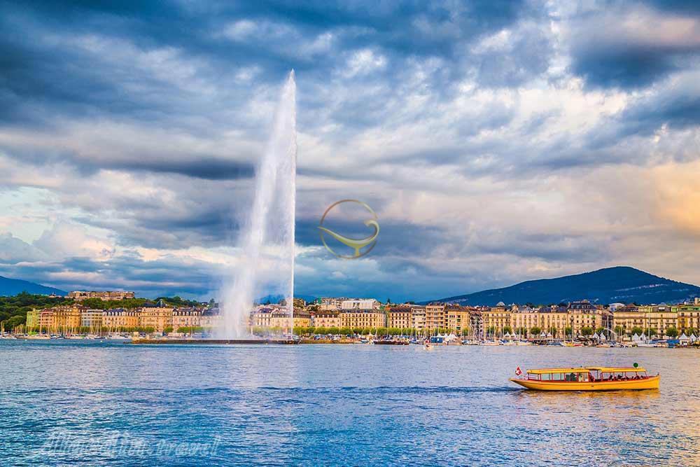 فواره آبی ژنو - سوئیس	 | علاءالدین تراول