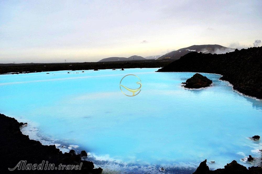 دریاچه آبی گرینداویک در ایسلند | علاءالدین تراول