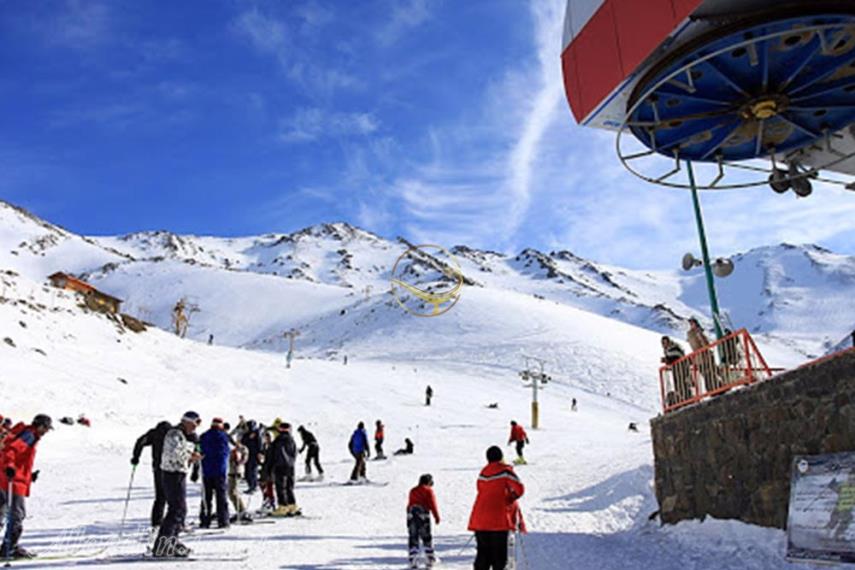 پیست اسکی تاریک دره همدان