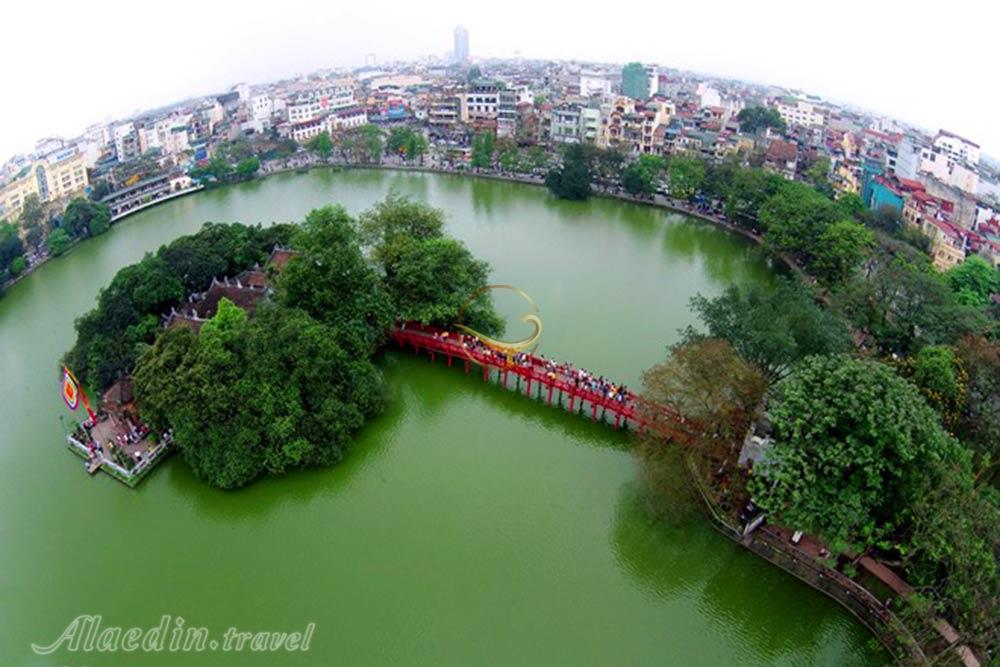 دریاچه هوان کیم در هانوی - ویتنام | علاءالدین تراول