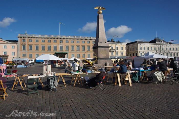 میدان بازار هلسینکی - فنلاند | علاءالدین تراول