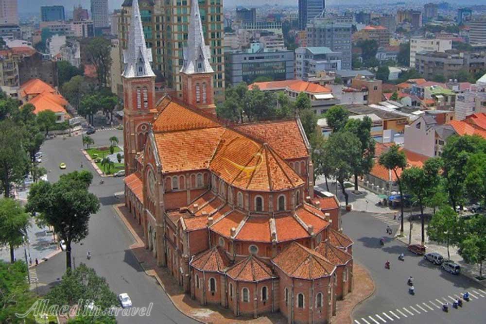 کلیسای نوتردام سایگون در هوشی مین - ویتنام | علاءالدین تراول
