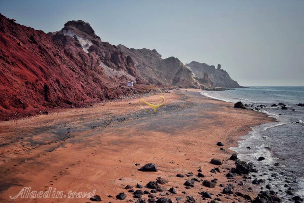 کوه های خوراکی (کوه های رنگی) در جزیره هرمز | علاءالدین تراول