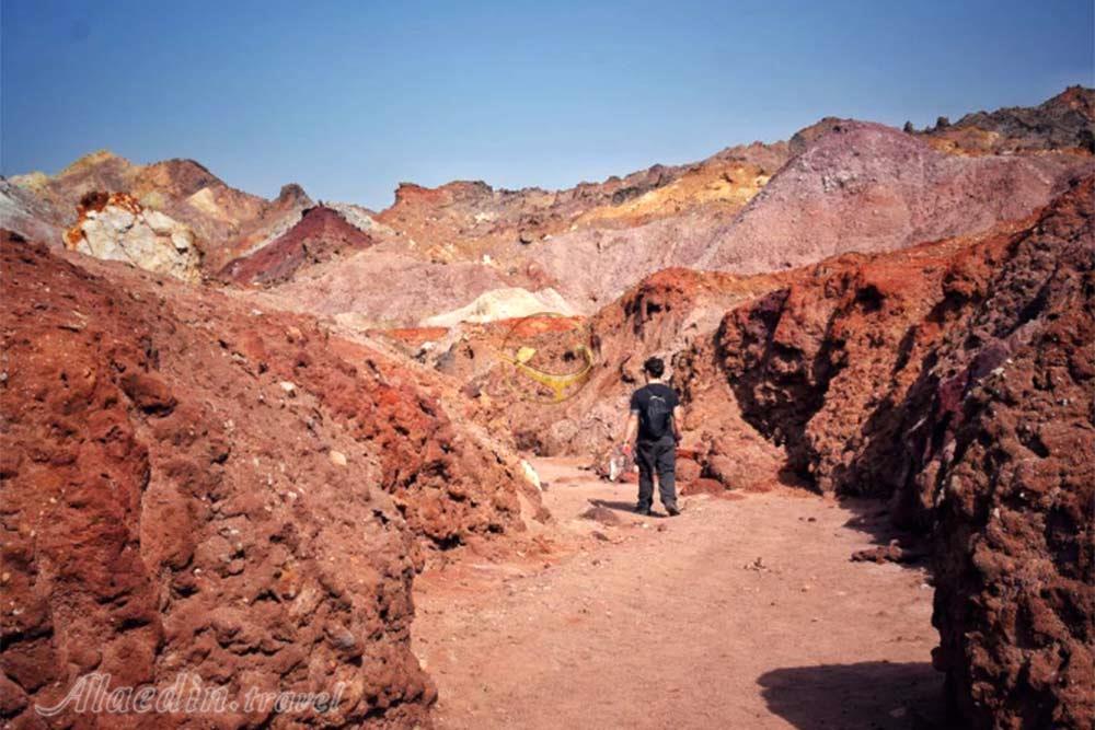 کوه های خوراکی (کوه های رنگی) در جزیره هرمز | علاءالدین تراول